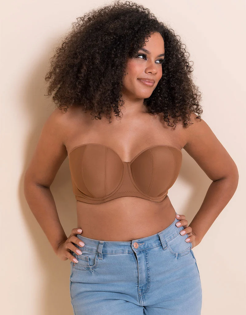 Curvy Kate Luxe Strapless Multiway Bra Caramel