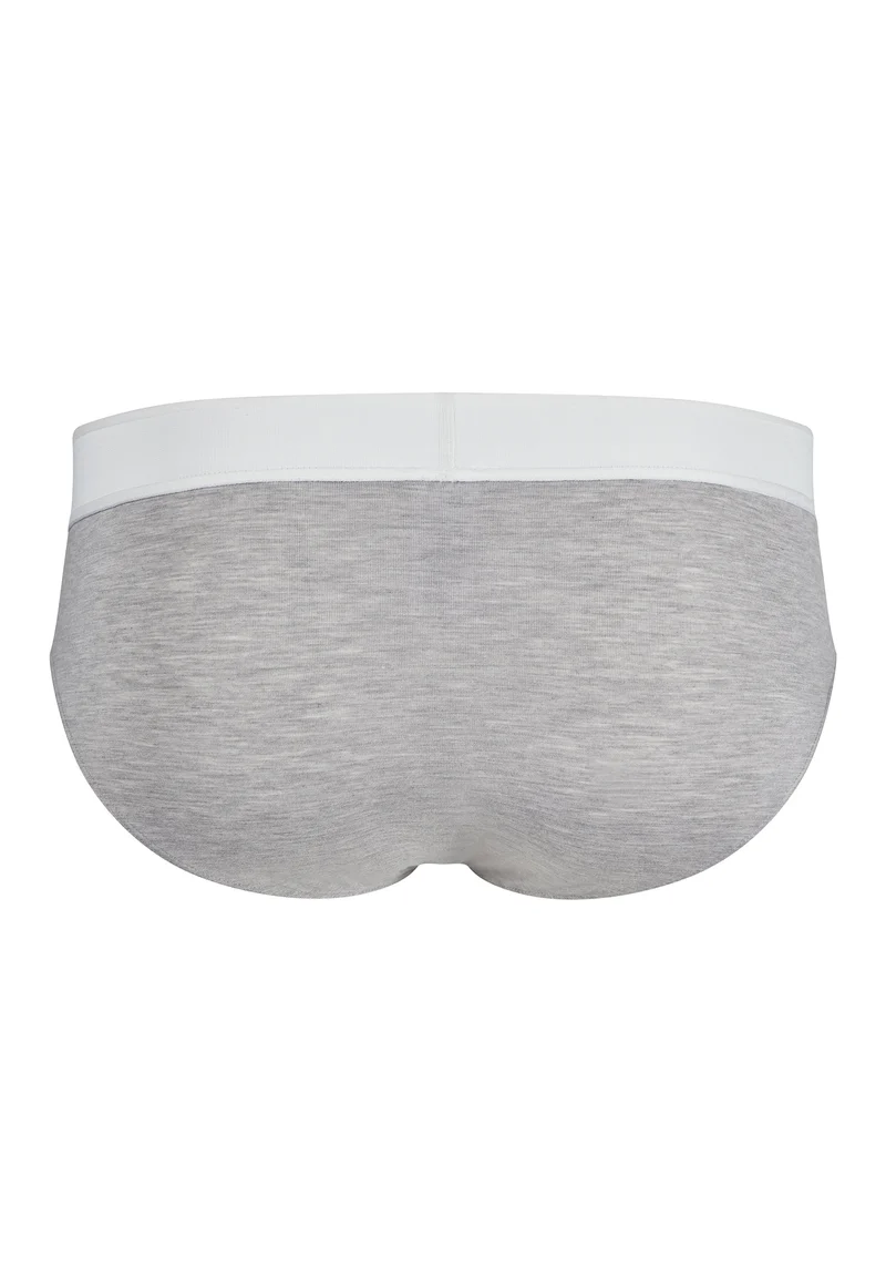 Bamboo Deluxe Briefs | stone grey melange 080318-085593