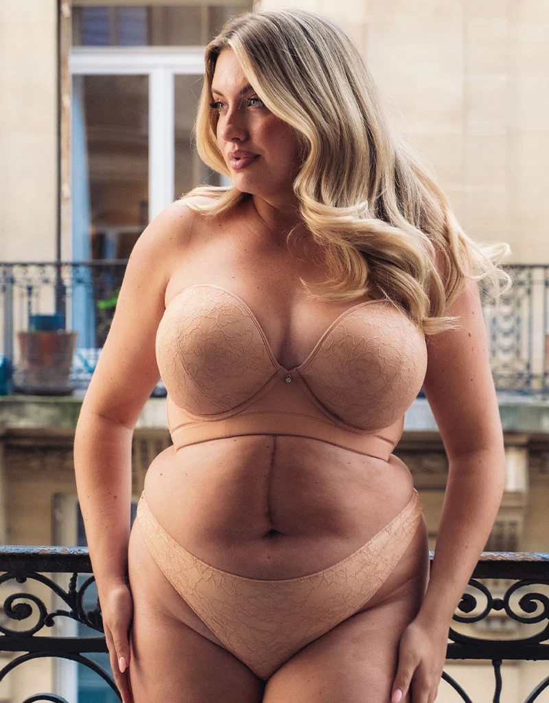 Curvy Kate Hey Girls Thong Latte