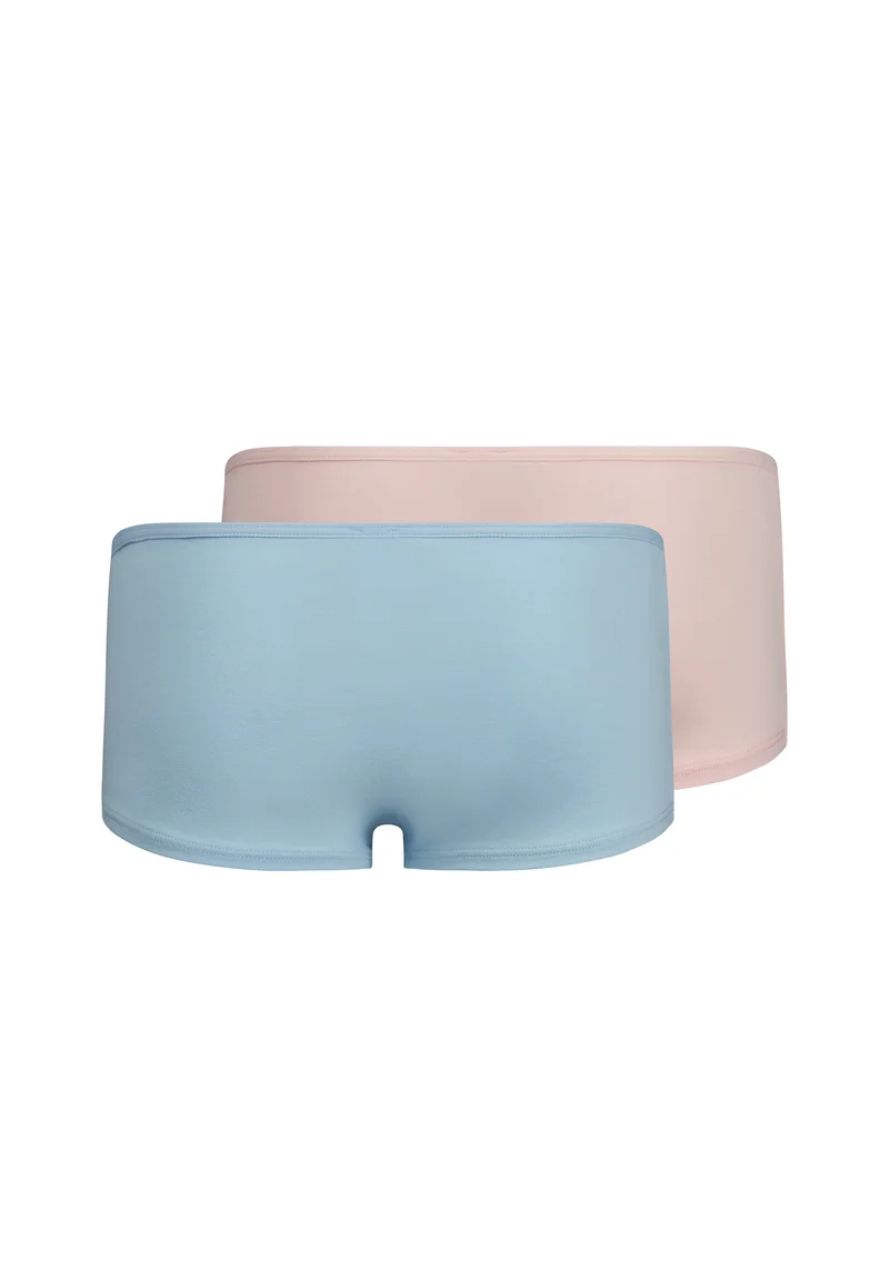 Cotton Essentials Girls boyleg shorts 2 pack | angel pink selection 036382-08S845