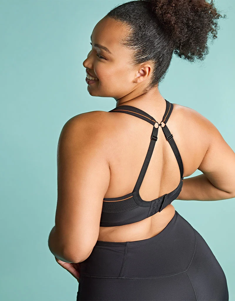 Sculptresse by Panache Activate Non Padded Sports Bra Black