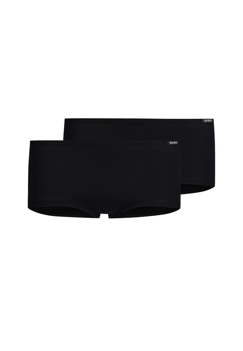 Cotton Essentials Girls boyleg shorts 2 pack | black 036382-087662