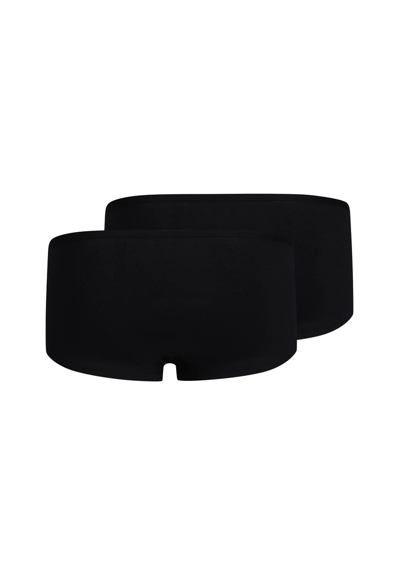 Cotton Essentials Girls boyleg shorts 2 pack | black 036382-087662