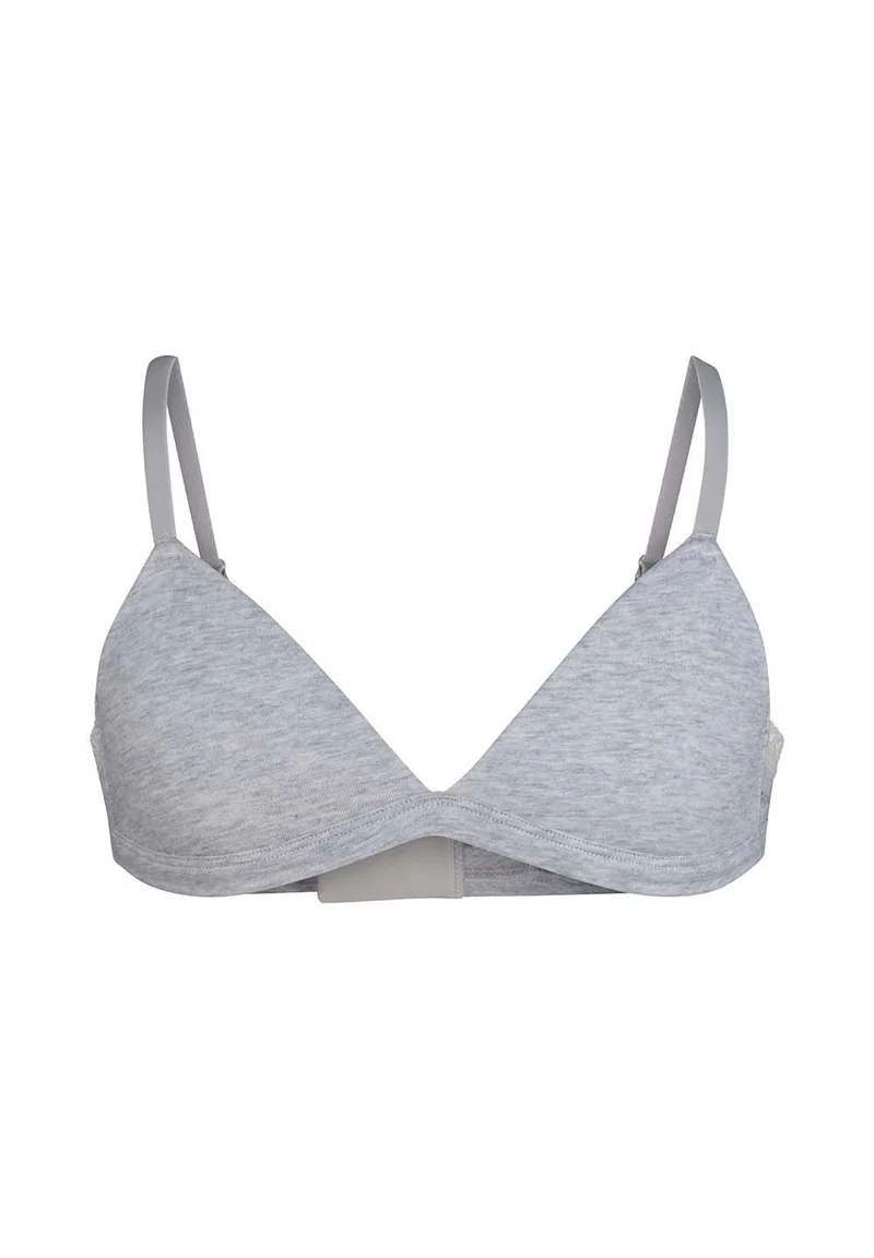 CottonLace Multipack Girls padded triangle bra | quietgrey melange 030100-08S338