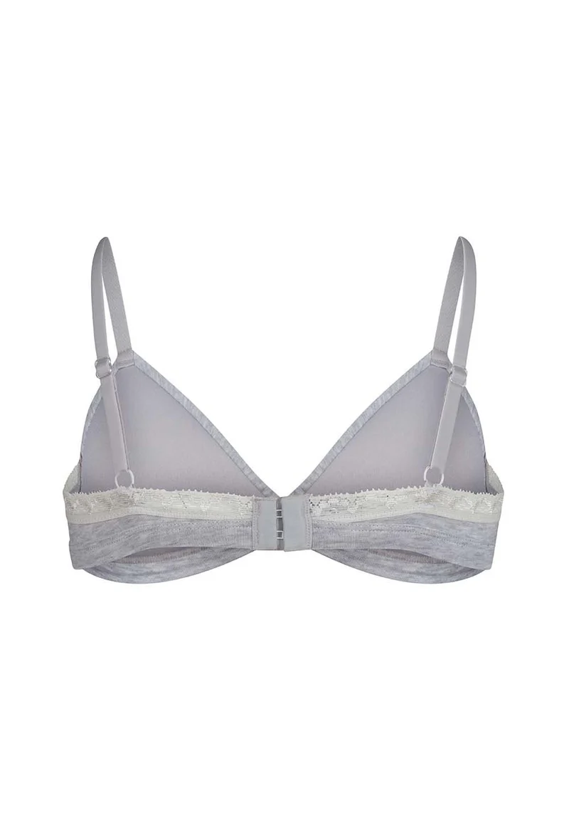 CottonLace Multipack Girls padded triangle bra | quietgrey melange 030100-08S338