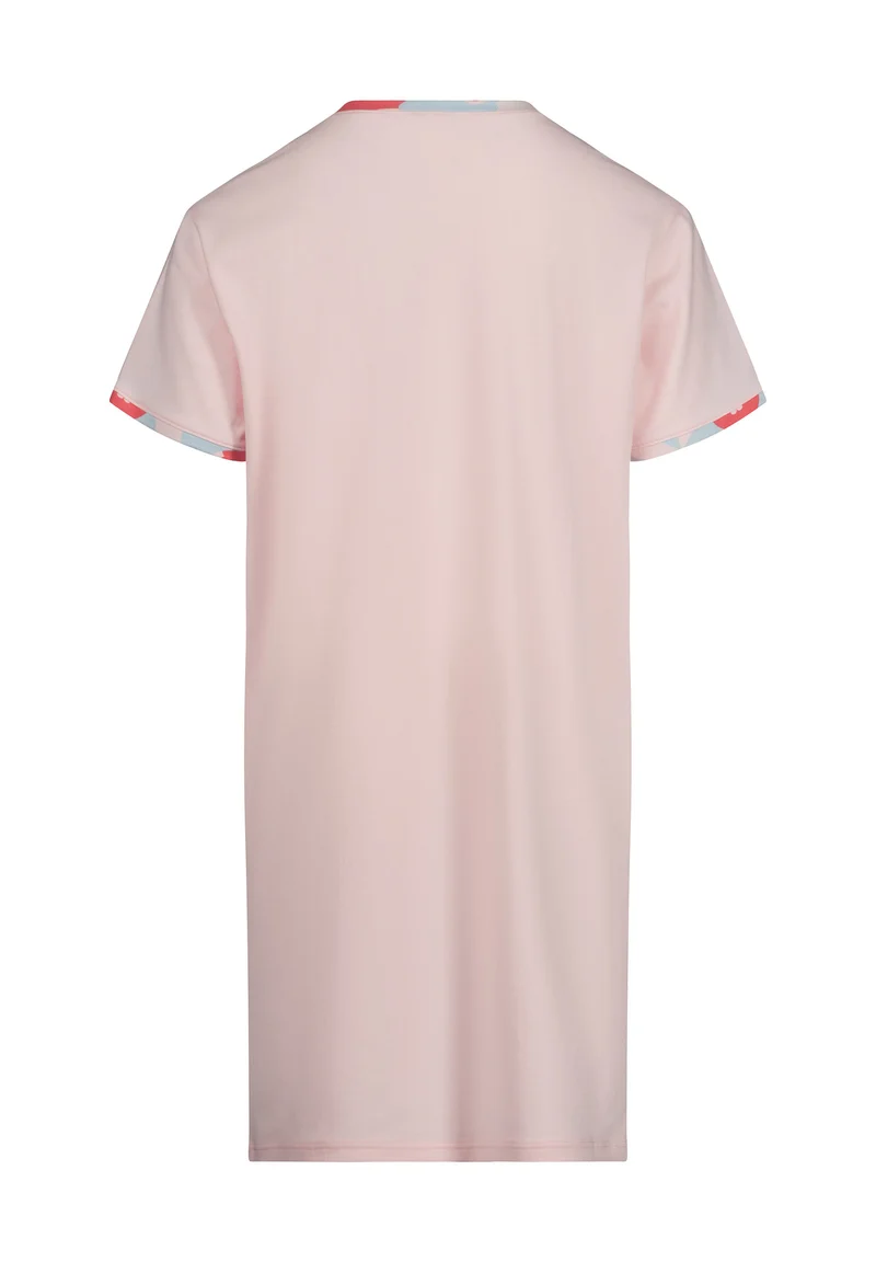 Night In Skiny Pyjama Girls sleepshirt short sleeve | barely pink 030091-08S856