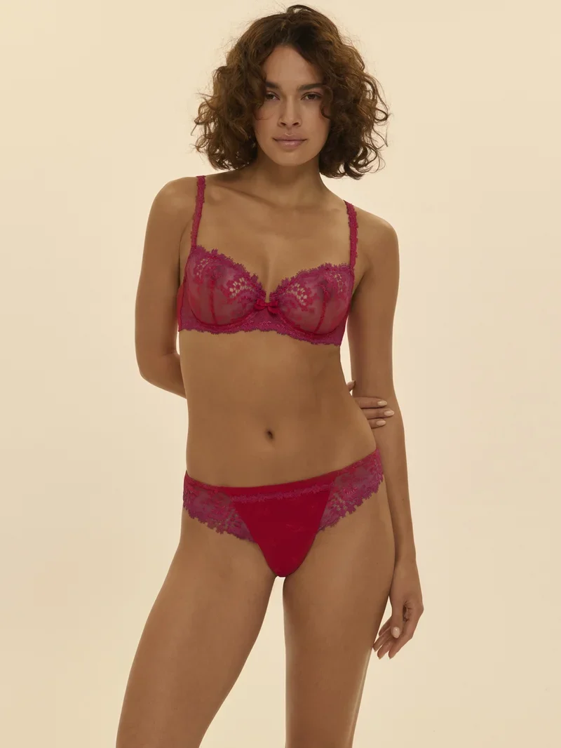 Simone Perele - Wish Demi Cup BH Regenbogenrot