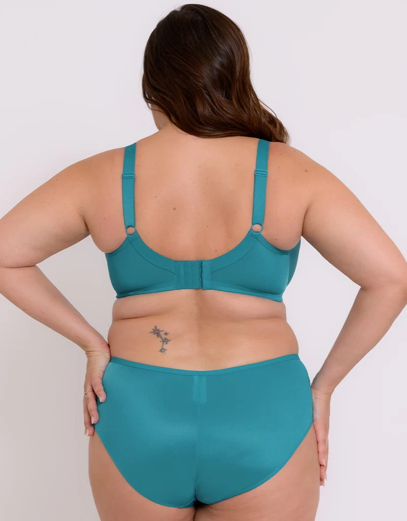 Adella Hera Full Plunge Bra Tropical Blue