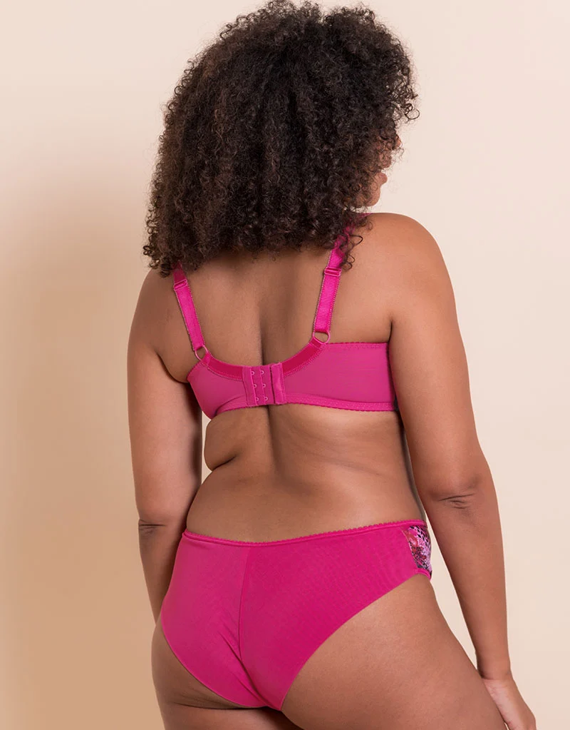 Curvy Kate Spellbound Brazilian Brief Sangria Print