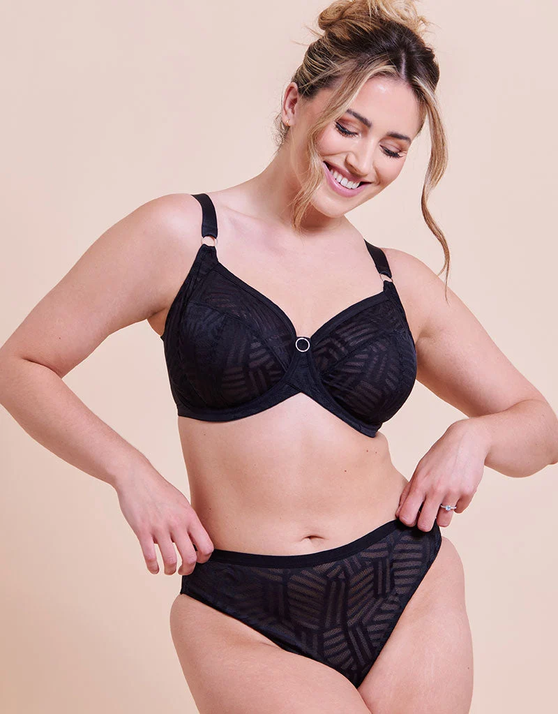Curvy Kate WonderFull Vibe Full Cup Side Support Bra Black