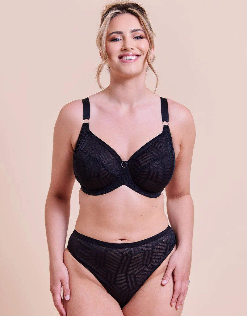 Curvy Kate WonderFull Vibe Full Cup Side Support Bra Black