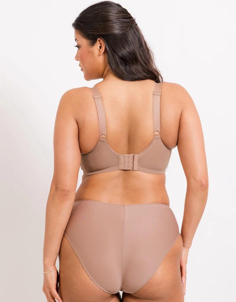 Flirtelle Emilie Full Cup Side Support Bra Cafe Au Lait