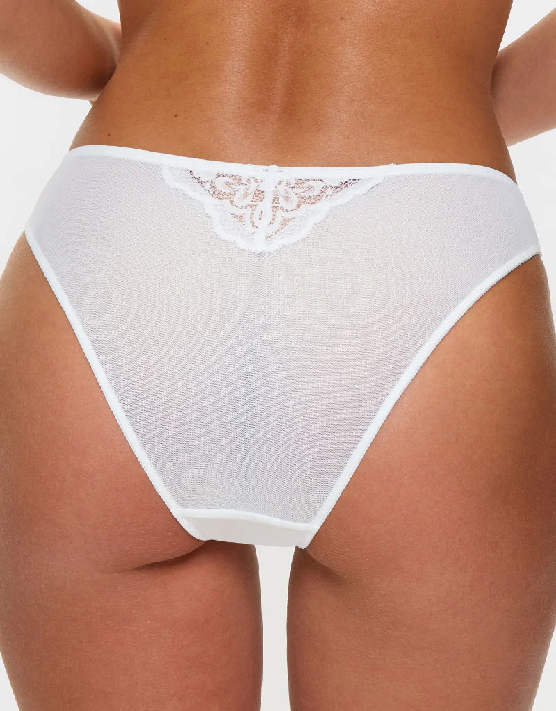 Ann Summers Sexy Lace Brazilian Brief White