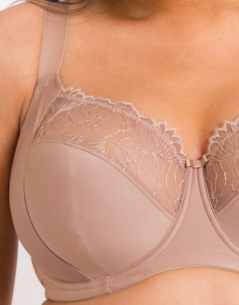 Flirtelle Emilie Full Cup Side Support Bra Cafe Au Lait