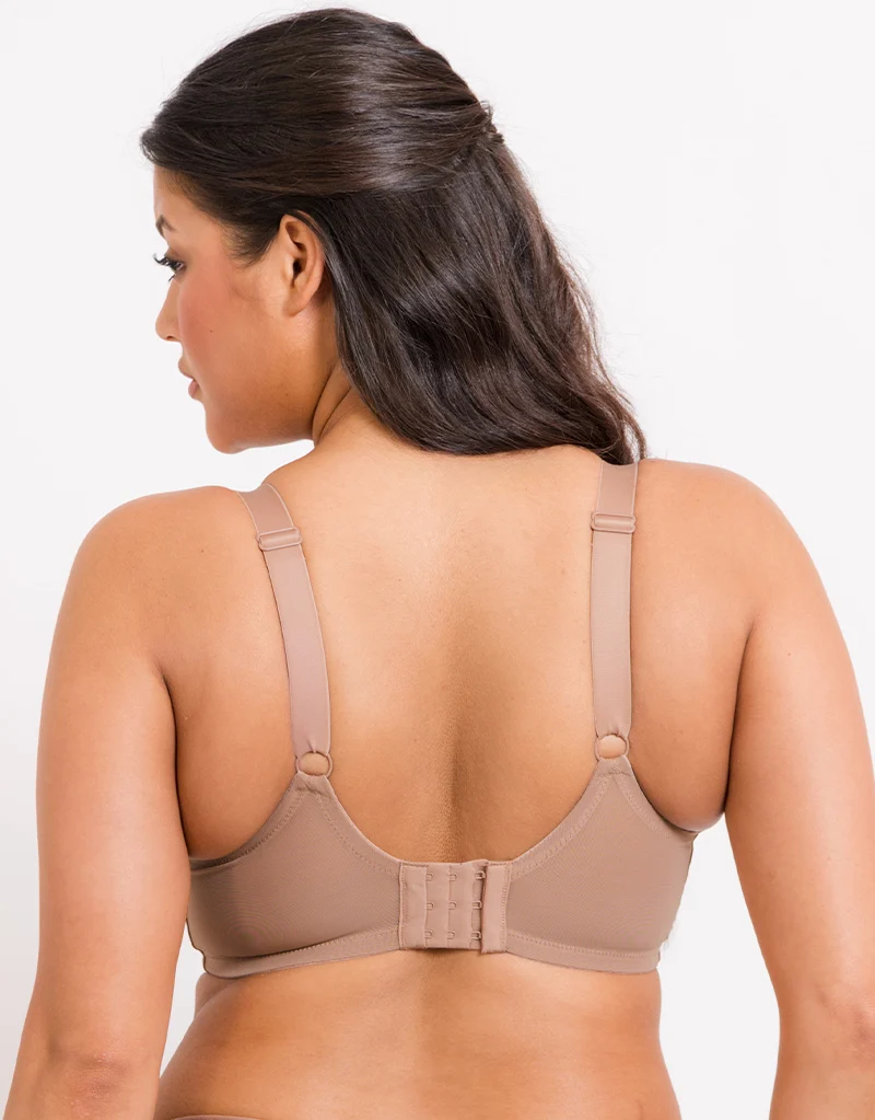Flirtelle Emilie Full Cup Side Support Bra Cafe Au Lait
