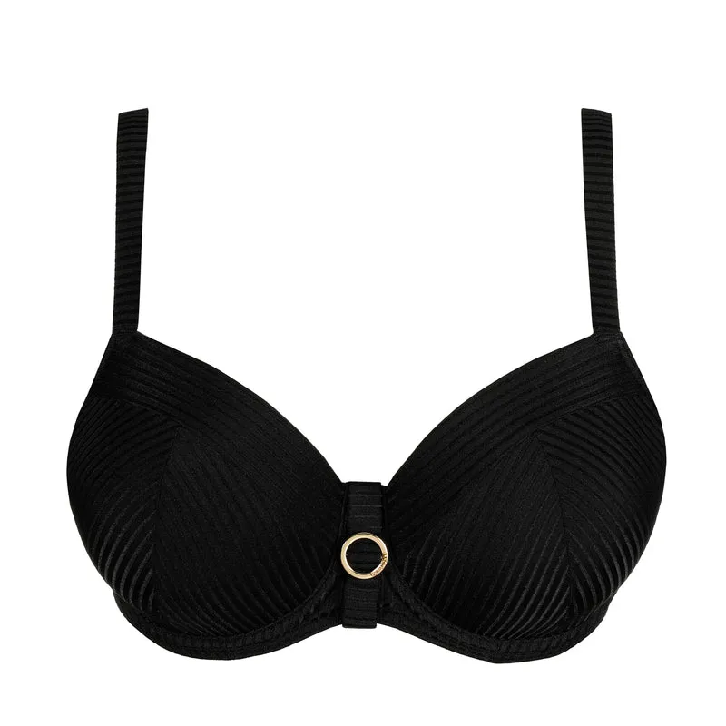 DELRAY schwarz Unterlegter Bikini Balconette