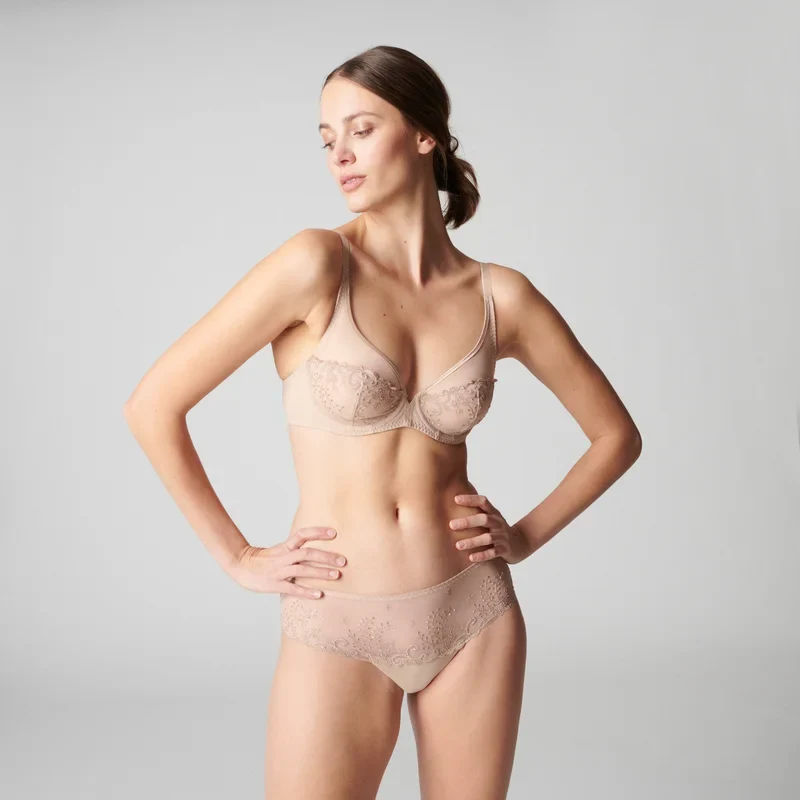 Simone Perele - Delice Sheer Plunge BH Nude