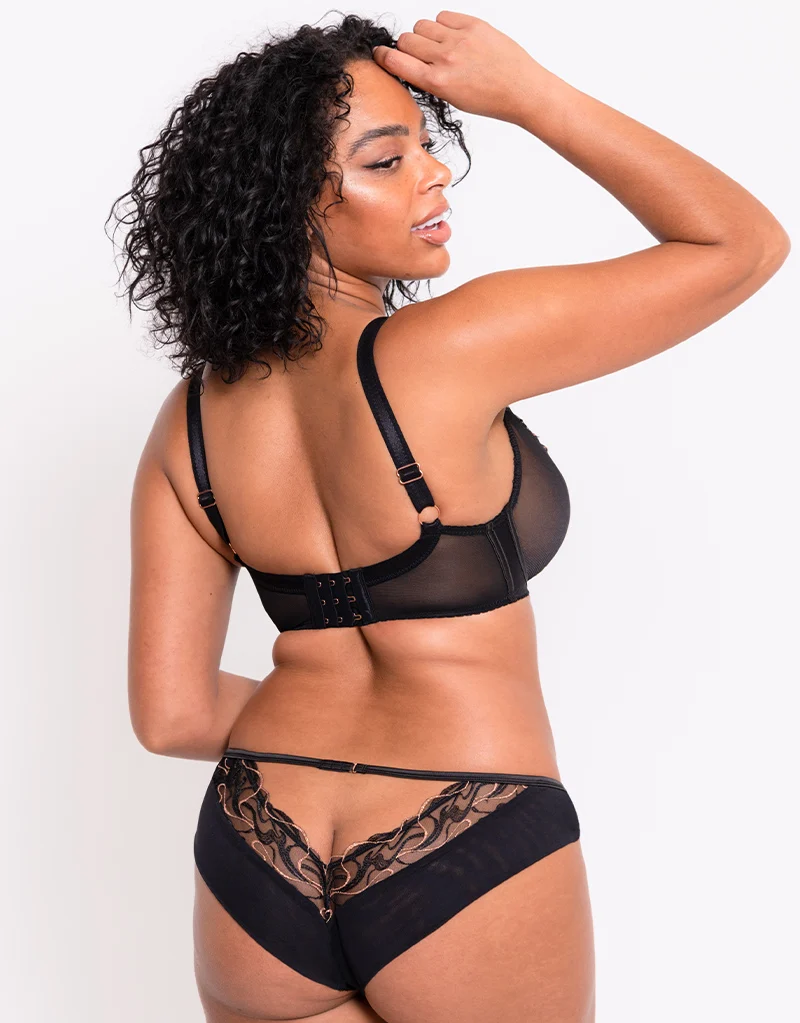 Scantilly Fascinate Plunge Bra Black