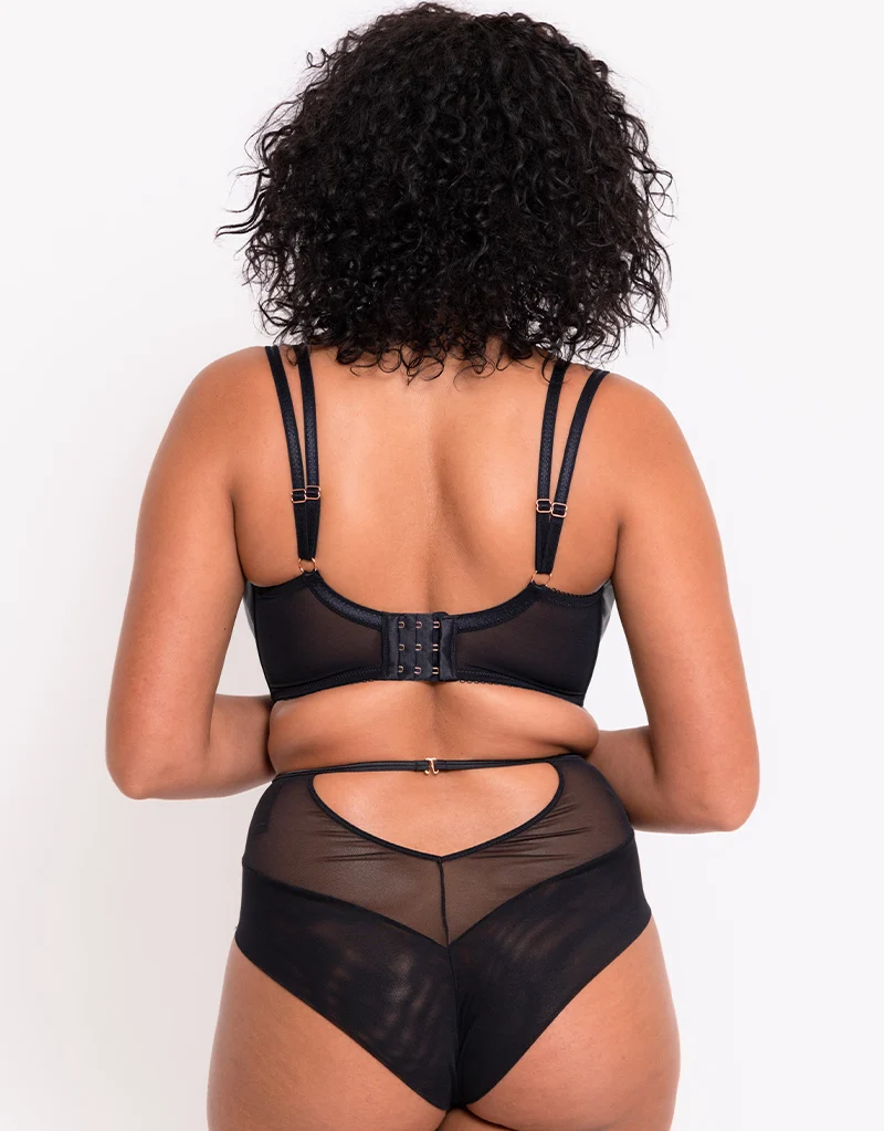 Scantilly Fallen Angel High Waist Brief Black