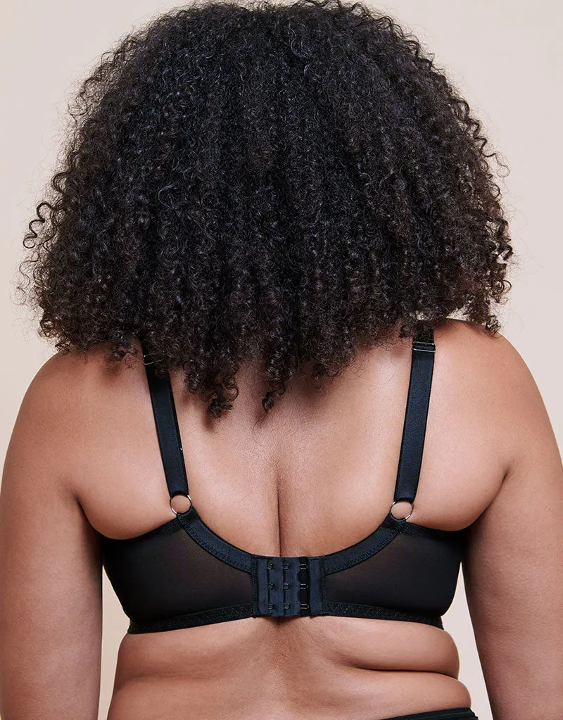 Curvy Kate Daze Padded T-Shirt Balcony Bra Black