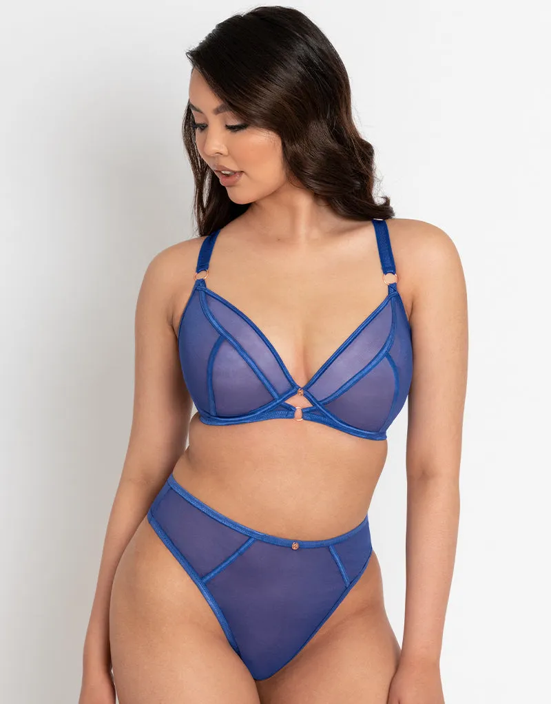 Scantilly Exposed High Waist Thong Ultraviolet