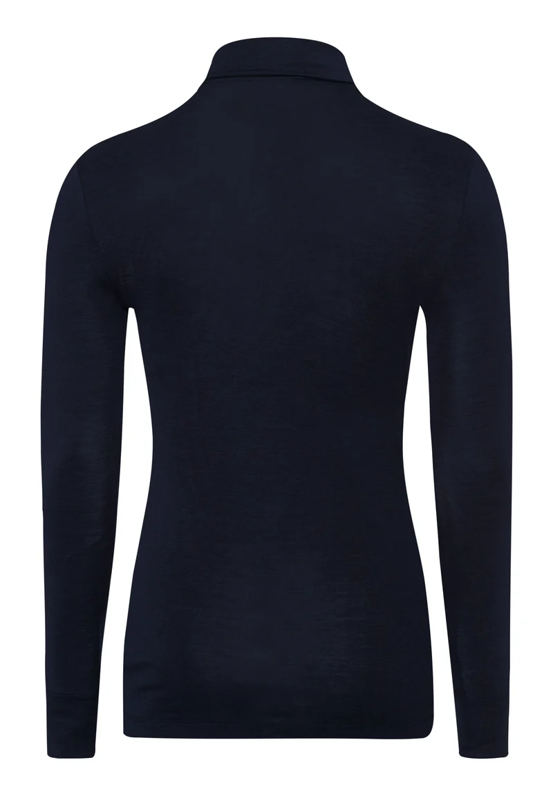 Woolen Silk Turtleneck Shirt