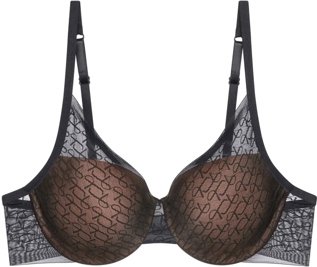 Triumph Signature Sheer Bügel-BH mit Halbschale und Einlage schwarz