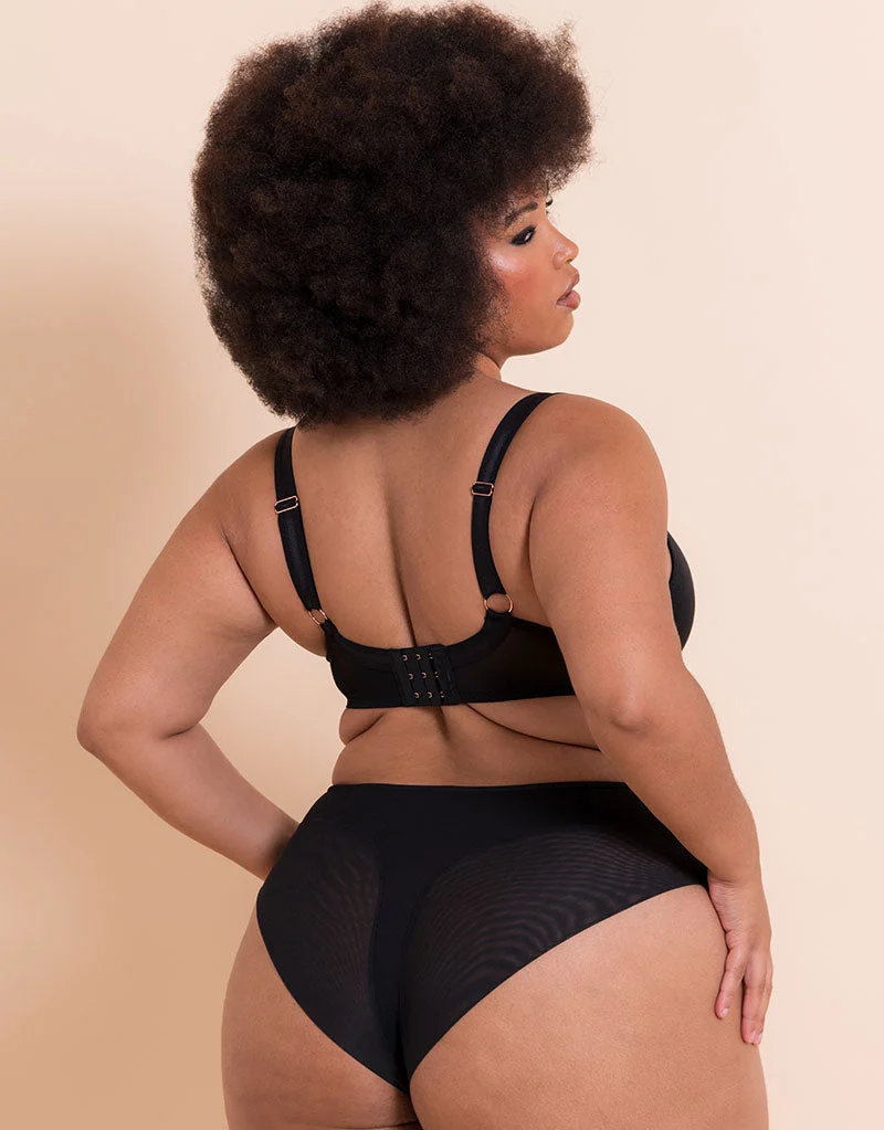Scantilly Swerve High Waist Brief Black