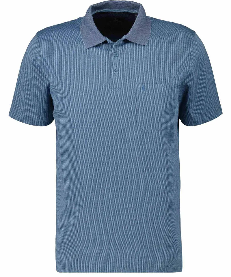 Softknit-Polo "Fischernetz"
