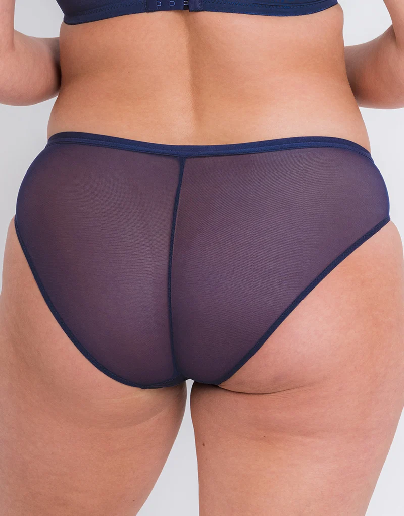 Curvy Kate WonderFull Vibe High Leg Brief Navy