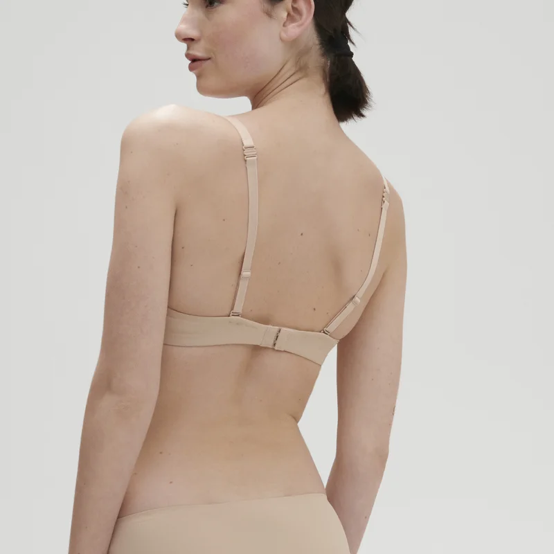 Simone Perele – Essentiel Contour Plunge Bra Peau Rosée