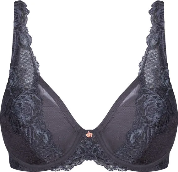 Triumph Bra molded Wild Peony Florale WP pebble grey