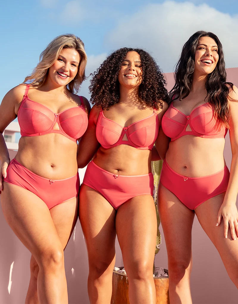 Curvy Kate Victory Side Support Balcony Bra Papaya