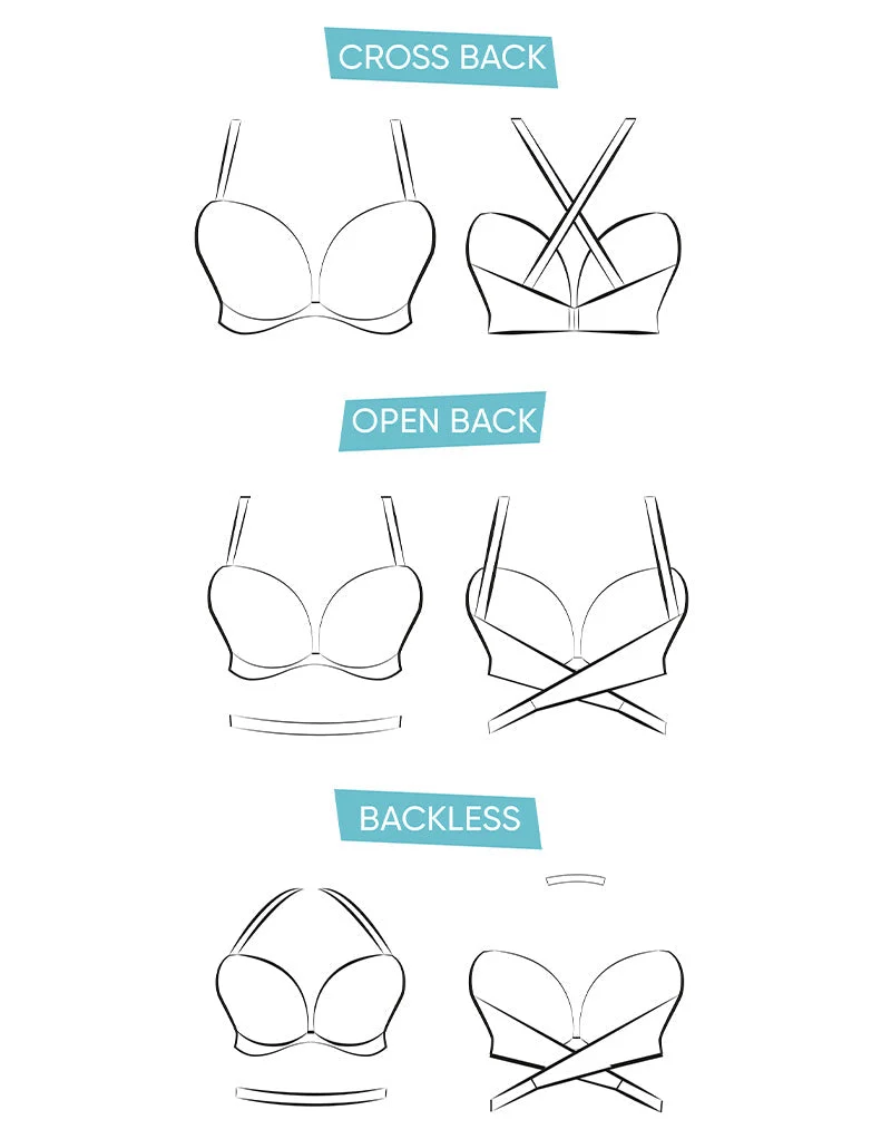 Curvy Kate Superplunge Multiway Padded Plunge Bra Black