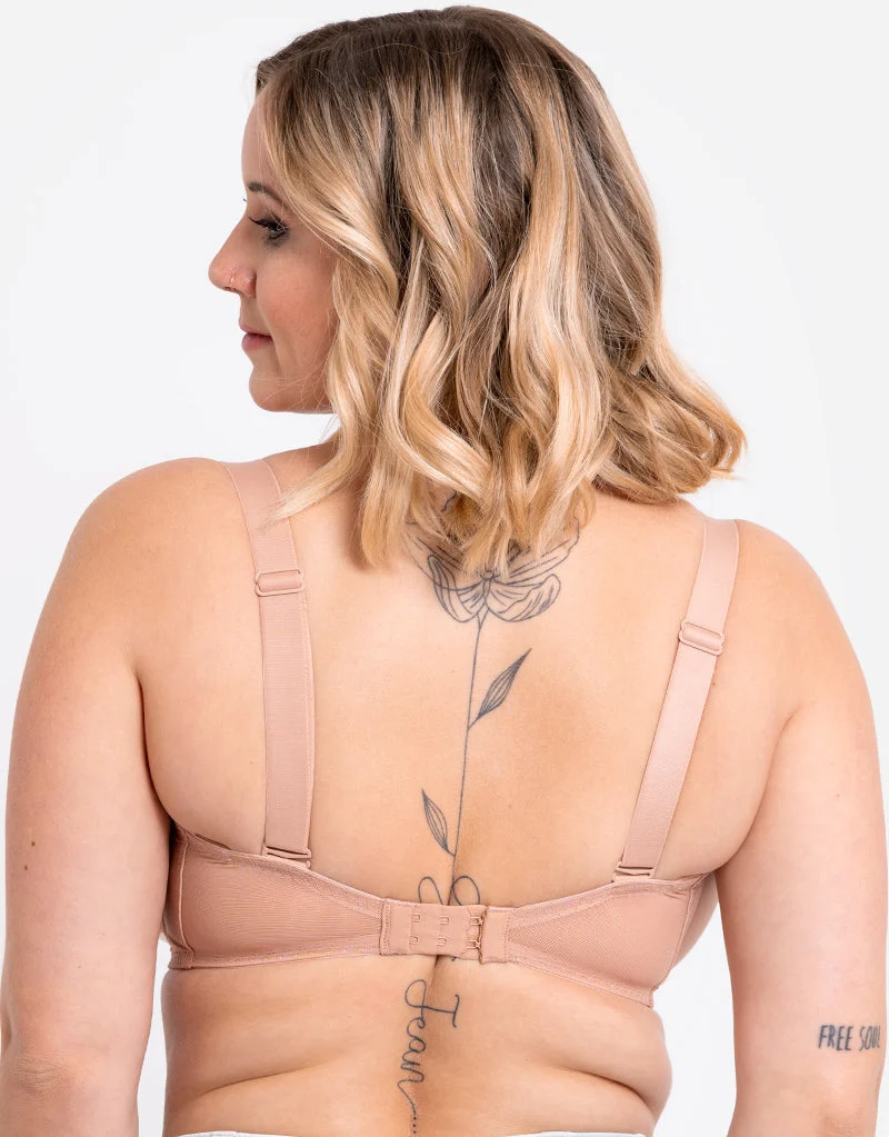 Curvy Kate Superplunge Multiway Padded Plunge Bra Latte