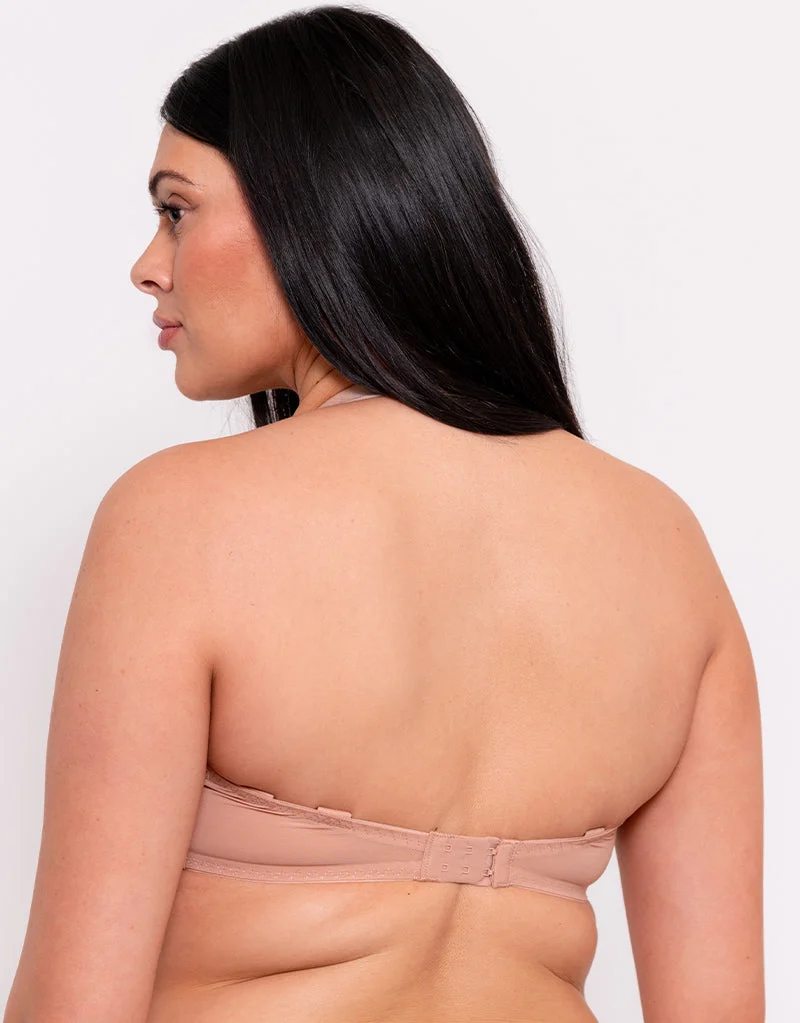 Curvy Kate Superplunge Multiway Padded Plunge Bra Latte