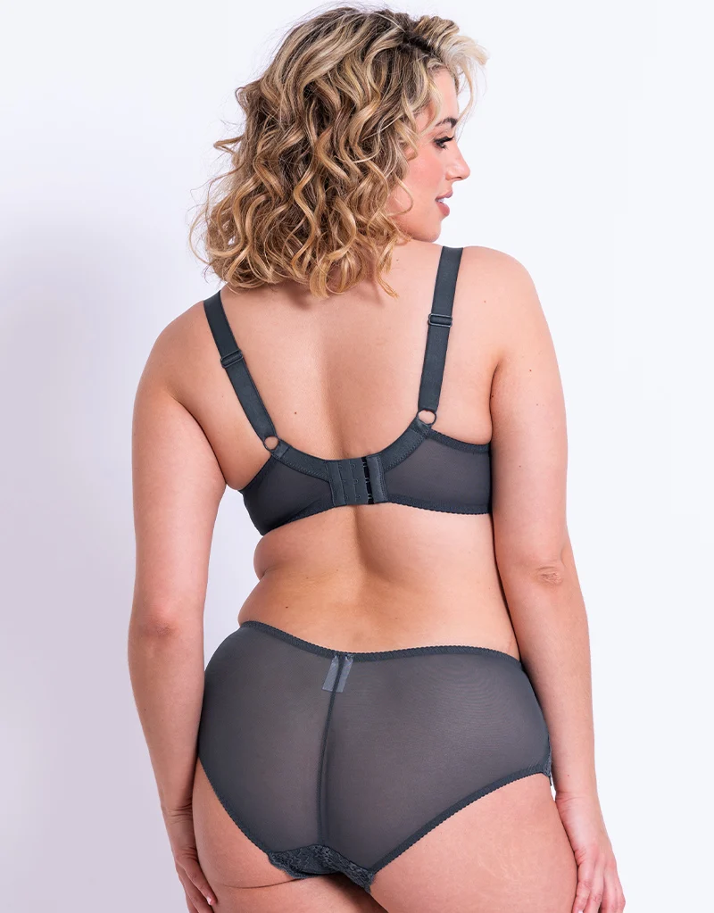 Flirtelle Viola Brief Dark Grey