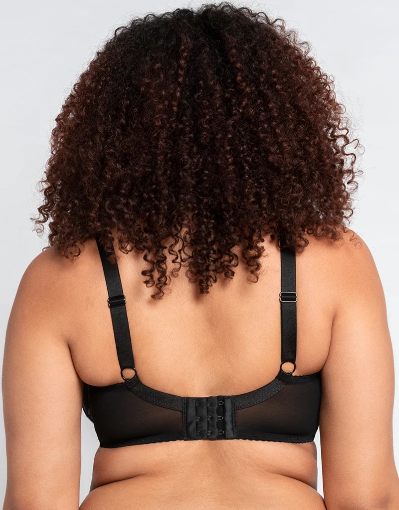 Curvy Kate Victory Allure Balcony Bra Black/Blush
