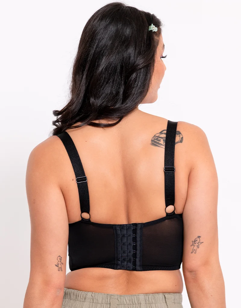 Curvy Kate Storm Scooped Longline Balcony Bra Black