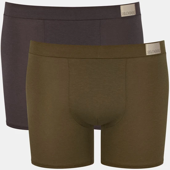 Sloggi GO Natural Short 2er Pack mehrfarbig