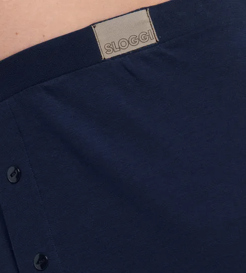 Sloggi GO Natural Boxer Short blau