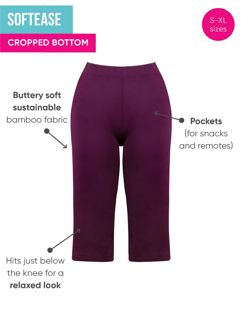 Curvy Kate Softease Cropped Pyjama Bottom Fig