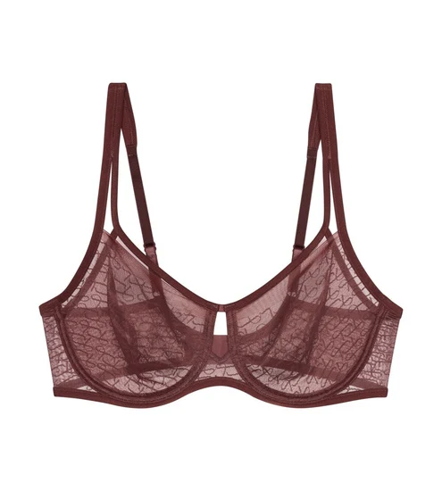 Triumph Signature Sheer Bügel-BH, Minimizer decadent chocolate