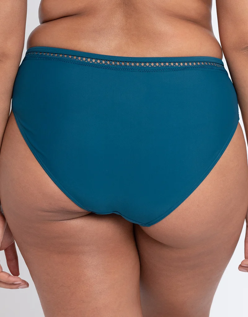 Curvy Kate First Class Classic Bikini Bottom Deep Teal