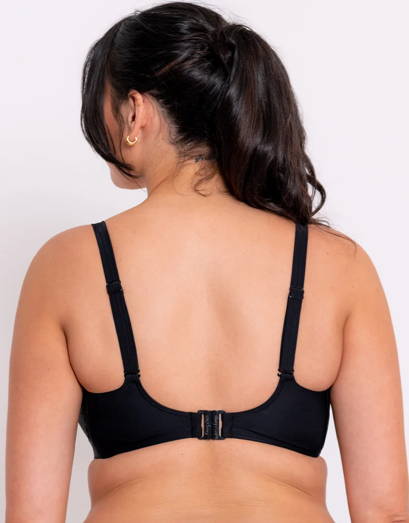 Curvy Kate First Class Multiway Balcony Bikini Top Black