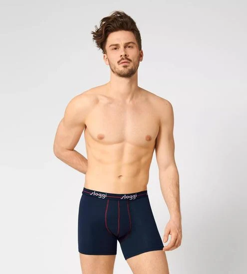 Sloggi men Start Short 2er Pack box blau