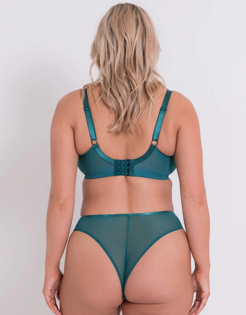 Curvy Kate Amaze High Waist Brazilian Brief Verdigris