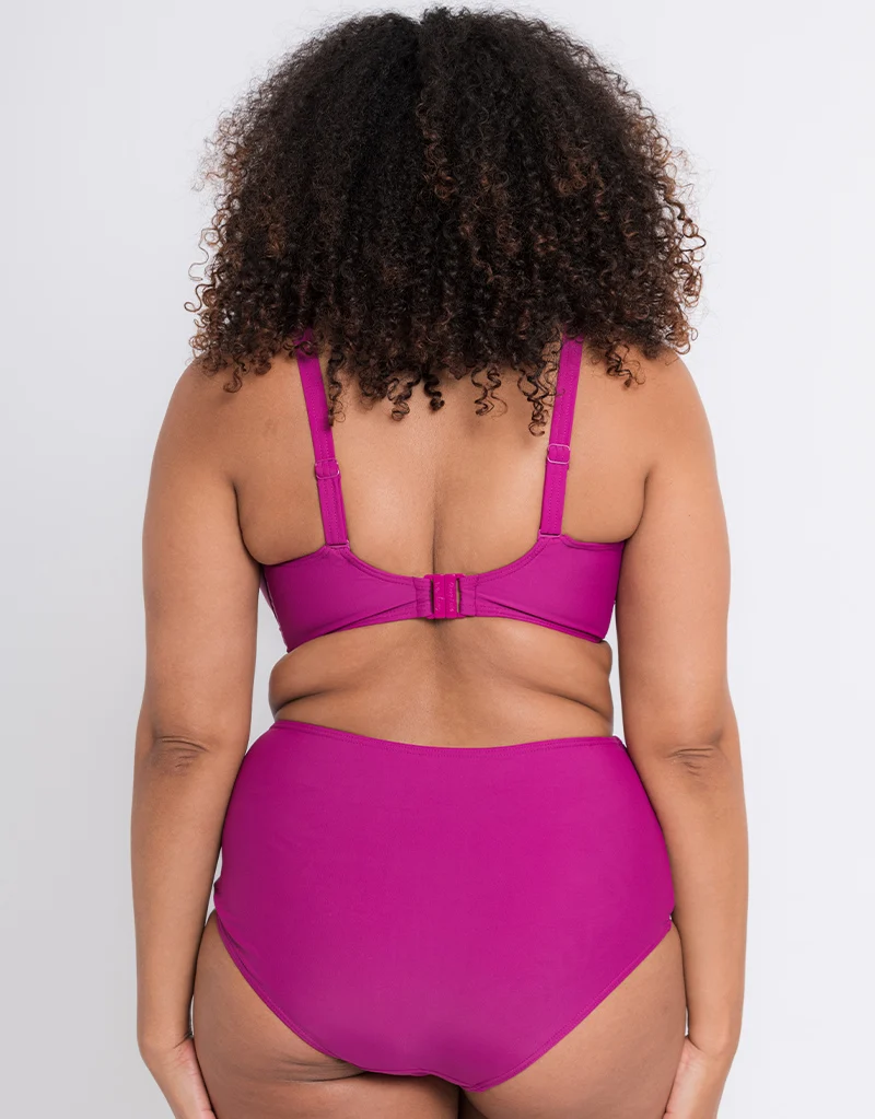 Curvy Kate Retro Sun High Waist Bikini Brief Orchid