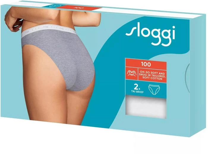 Sloggi 24/7 100 Tai 2er Pack weiss