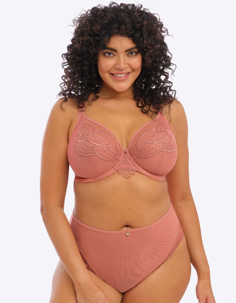 Elomi Priya Full Brief Rose Gold Pink